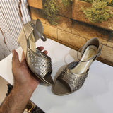 Grey Casual Sandals in Wedge - Maha fashions -  Women Footwear