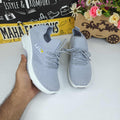 Grey Laces Casual Shoes in Wedge - Maha fashions -  