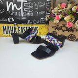 SRJ-029 Black - Maha fashions -  Women Footwear