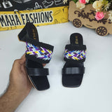 SRJ-029 Black - Maha fashions -  Women Footwear