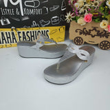 Silver Slippers - Maha fashions -  Women Footwear