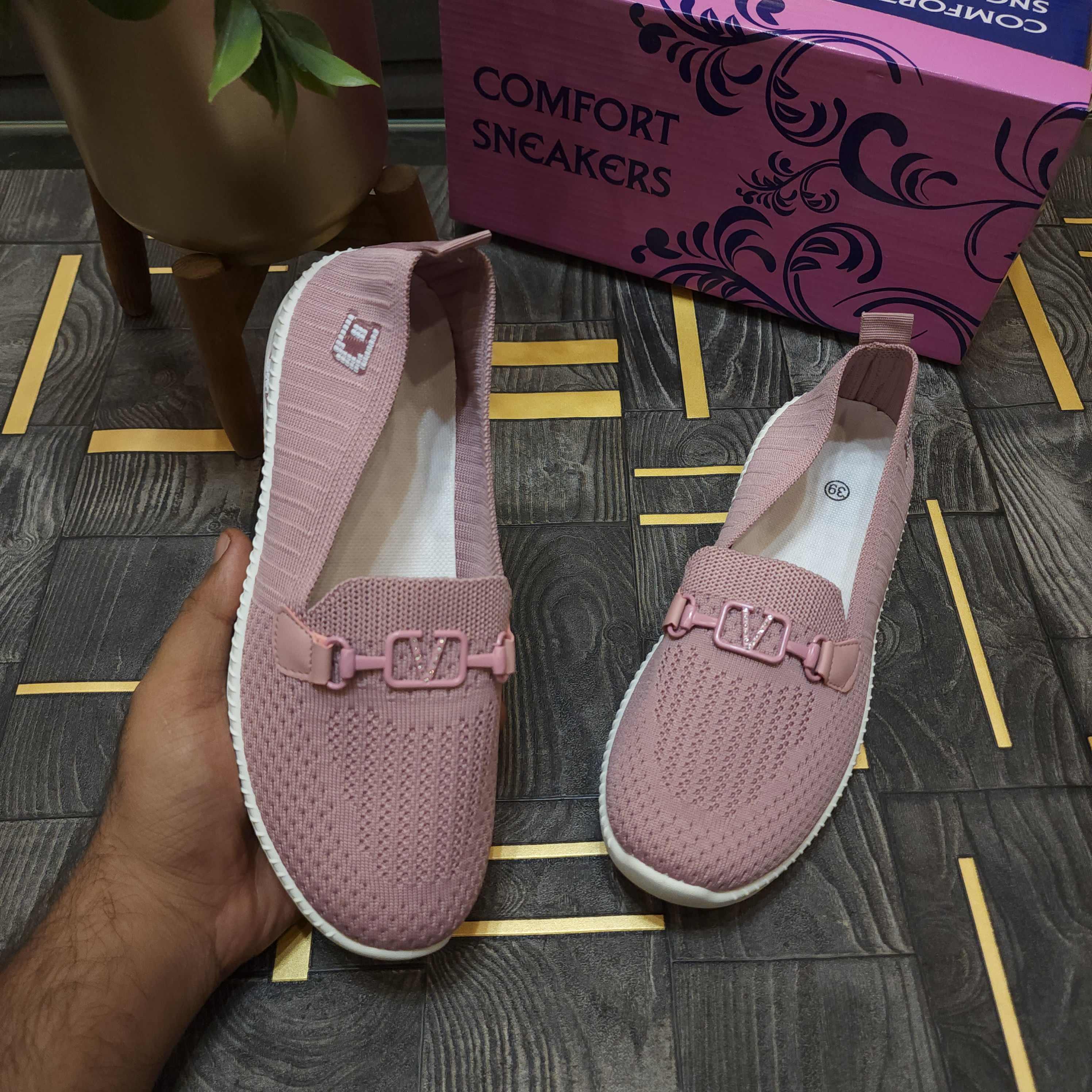 Pink Casual Shoes - Maha fashions -  