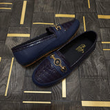 Navy Buckle Pump Shoes - Maha fashions -  