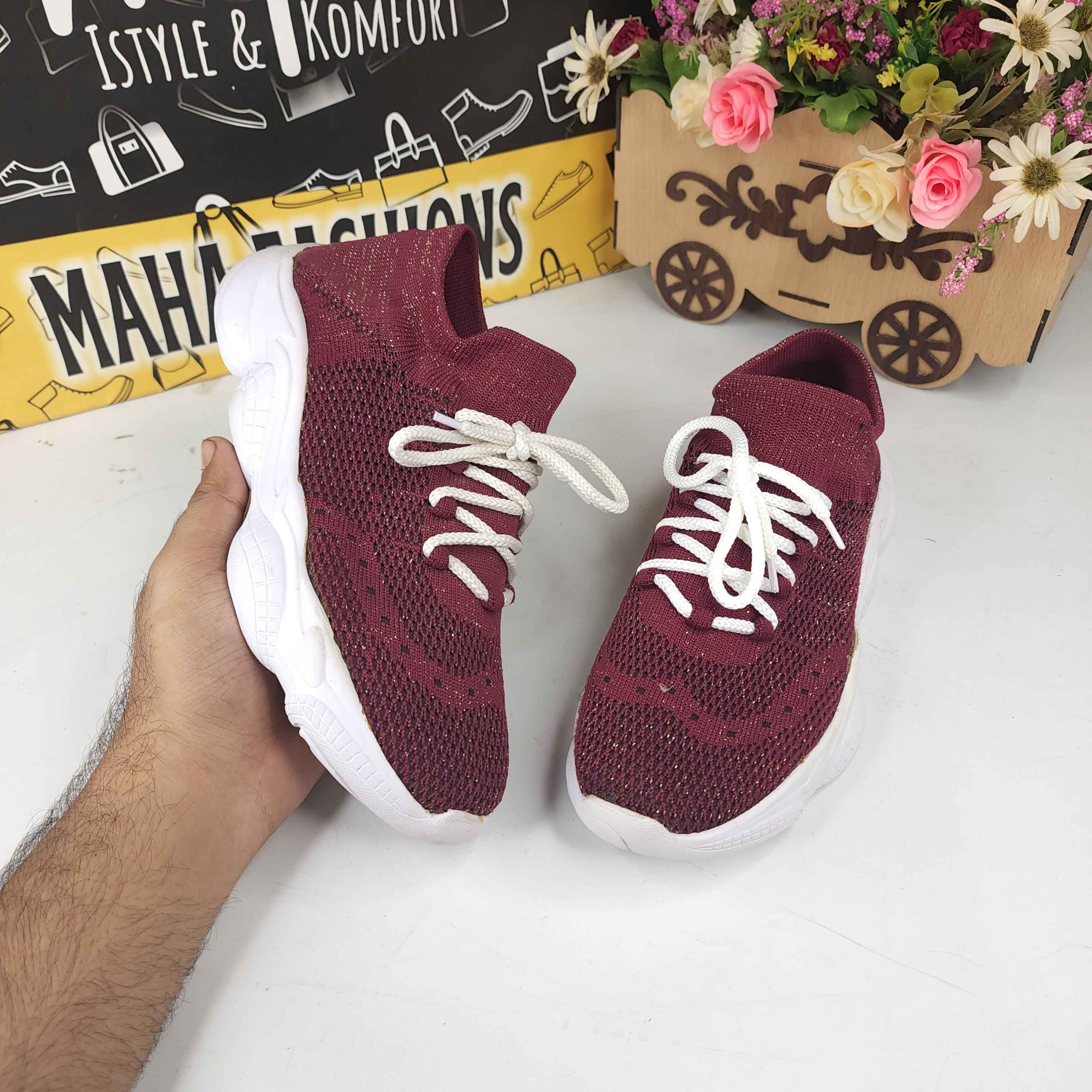Comfy lace Shoes For Her - Maha fashions -  