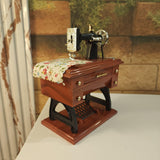 Small Retro Sewing Machine Music Box - Maha fashions -  Home Decor