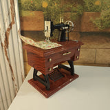Medium Retro Sewing Machine Music Box