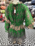 Elegant Paisley Print Dress - Maha fashions -  women clothing