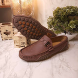 Premium Brown Loafers - Maha fashions -  Men Footwear