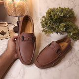 Premium Brown Loafers - Maha fashions -  Men Footwear