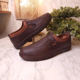Brown Premium Stitched Loafers - Maha fashions -  Men Footwear