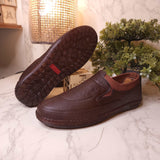 Brown Premium Stitched Loafers - Maha fashions -  Men Footwear