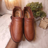 Mustard Premium Stitched Loafers - Maha fashions -  Men Footwear