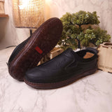 Black Premium Stitched Loafers - Maha fashions -  Men Footwear