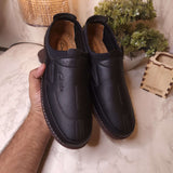 Black Premium Stitched Loafers - Maha fashions -  Men Footwear
