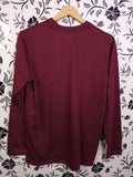 Maroon Full Sleeves T Shirt