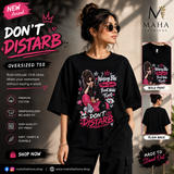 Women’s Don’t Disturb Drop Shoulder Oversized T-Shirt