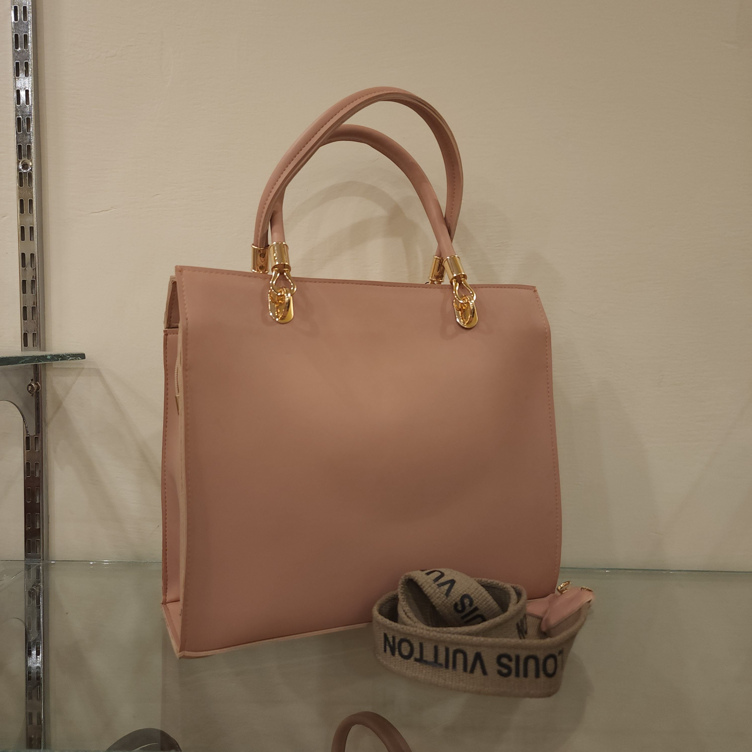 Pink Classy Handbag - Maha fashions -  Handbags & Wallets