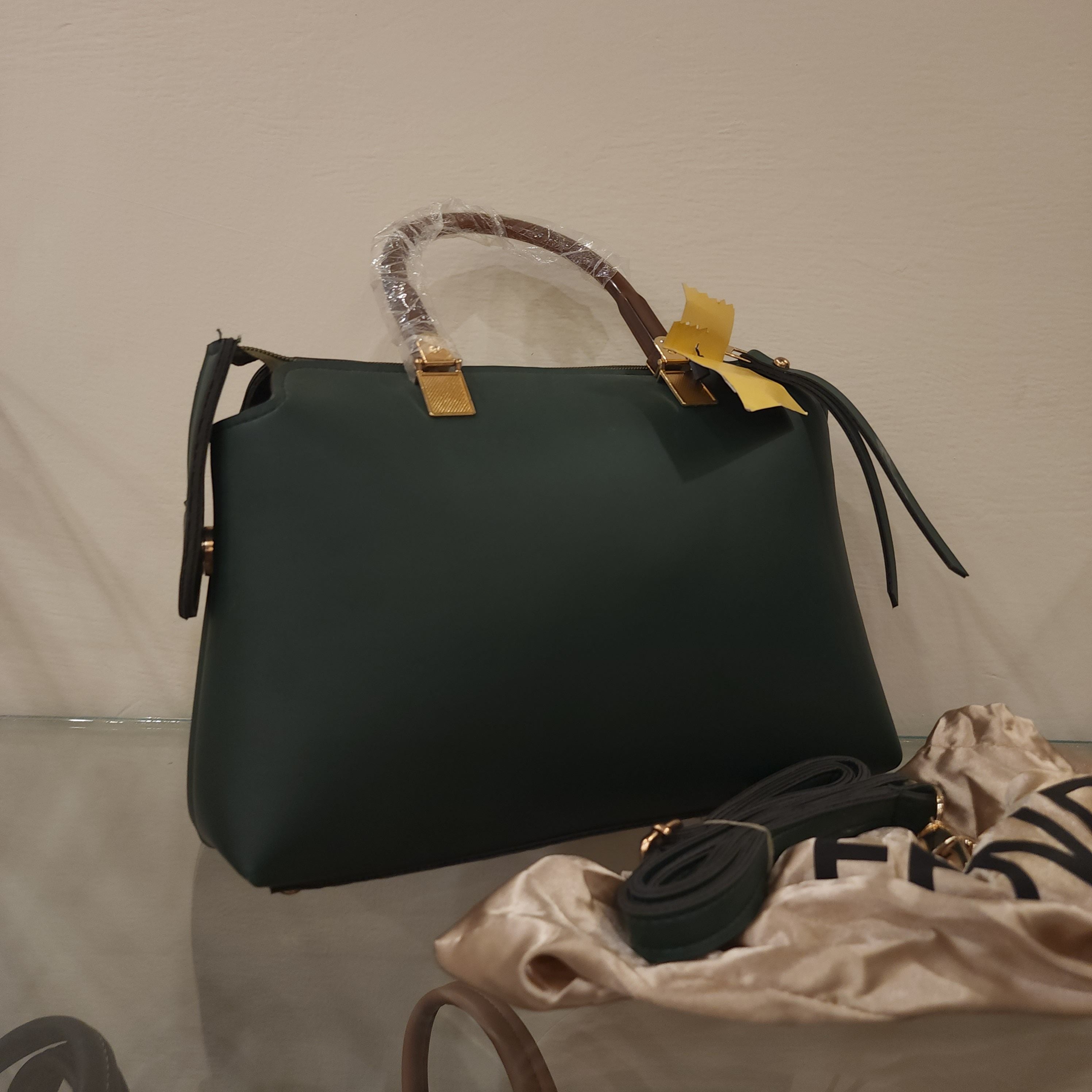 Green Handbag - Maha fashions -  Handbags & Wallets