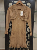Brown Slimfit Long Sweater - Maha fashions -  women clothing