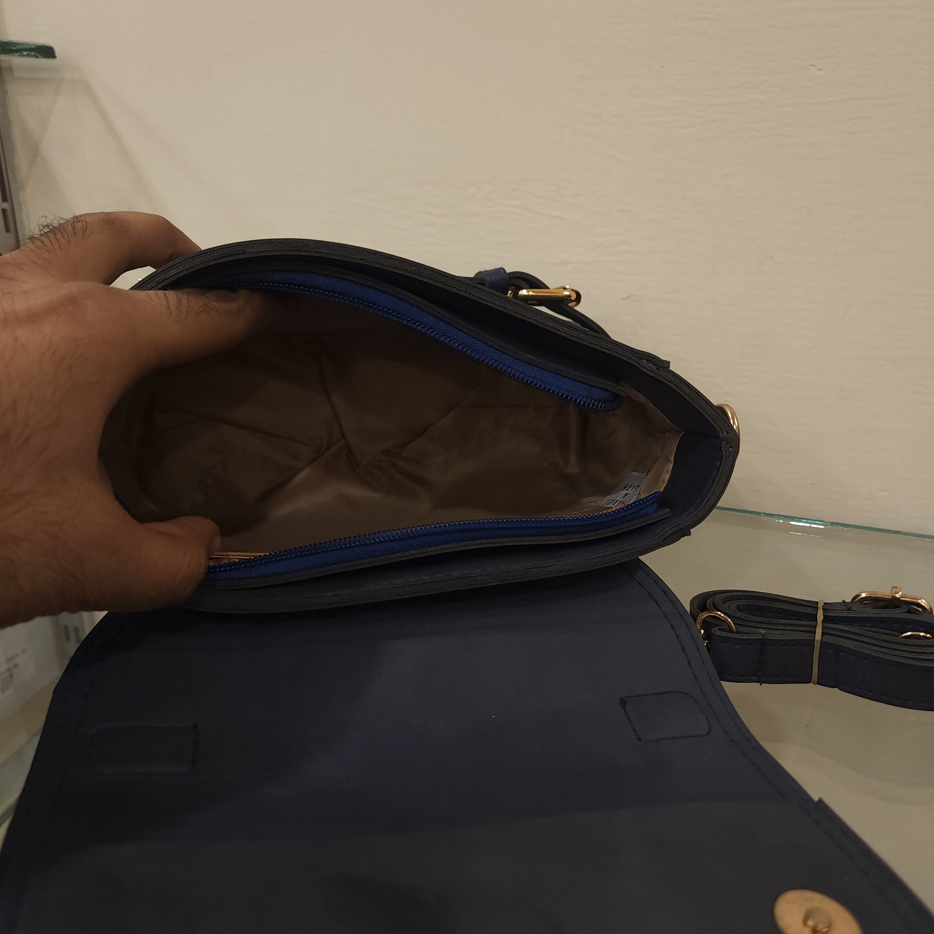 Navy Crossbody Bag - Maha fashions -  Handbag