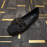 Black Bow Comfy Shoes - Maha fashions -  Women Footwear