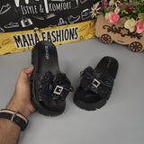 Black Bow Softies For Her - Maha fashions -  Women Footwear