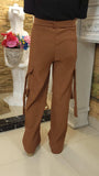 Brown Wide Leg Cargo