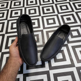 Classic Black Loafers - Premium Slip-On Dress Shoes - Maha fashions -  Men Footwear