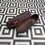 Classic Brown Loafers - Premium Slip-On Dress Shoes - Maha fashions -  Men Footwear
