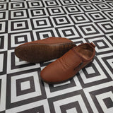 Premium Mustard Leather Casual Shoes - Maha fashions -  Men Footwear