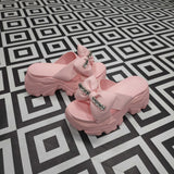 Pink Platform Sandals - Maha fashions -  Women Footwear