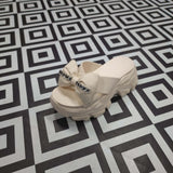 Beige Platform Sandals - Maha fashions -  Women Footwear