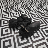 Black Platform Sandals - Maha fashions -  Women Footwear