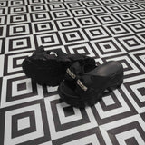 Black Platform Sandals - Maha fashions -  Women Footwear