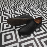 Premium Black Leather Casual Shoes - Maha fashions -  Men Footwear