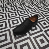 Premium Black Leather Casual Shoes - Maha fashions -  Men Footwear