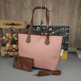 Pink Brown Shoulder Bag