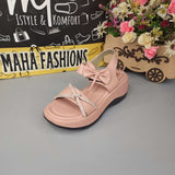 Pink Studs Chunks Sandals - Maha fashions -  woman footwear