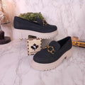 Black Casual Platform Shoes