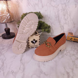 Brown Casual Platform Shoes