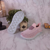 Pink Women Slip On Sneakers