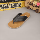 Black Men Slippers - Maha fashions -  Men Footwear