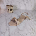Fown Buckle Sandals - Maha fashions -  Women Footwear