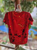 Red Painted Style T Shirt - Maha fashions -  KIDS CLOTHING