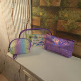 Purple Multi Use Pouch 3 Pcs Set