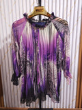 Elegant Paisley Print Dress