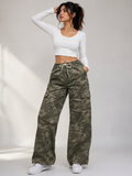 Olive Camo Baggy Cargo