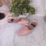 Pink Close Toe Sandals