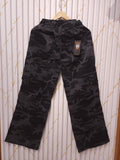 Black Camo Baggy Cargo
