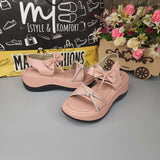 Pink Studs Chunks Sandals - Maha fashions -  woman footwear